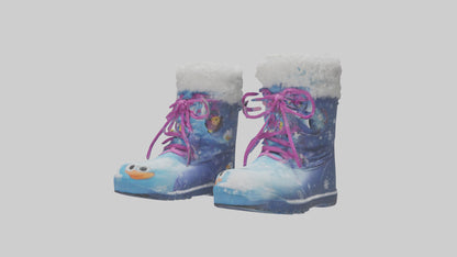 Cartoon Snow Boots model 3D model