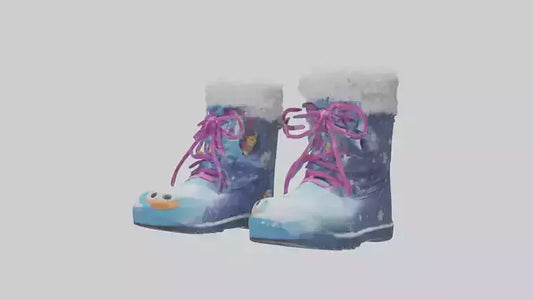 Cartoon Snow Boots model 3D model