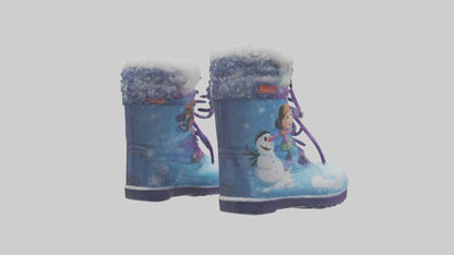 Cartoon Snow Boots model 3D model