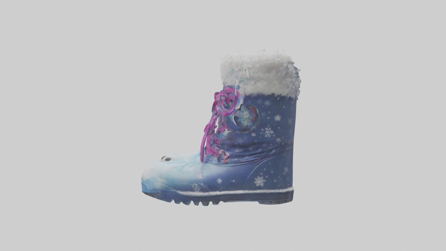 Cartoon Snow Boots model 3D model