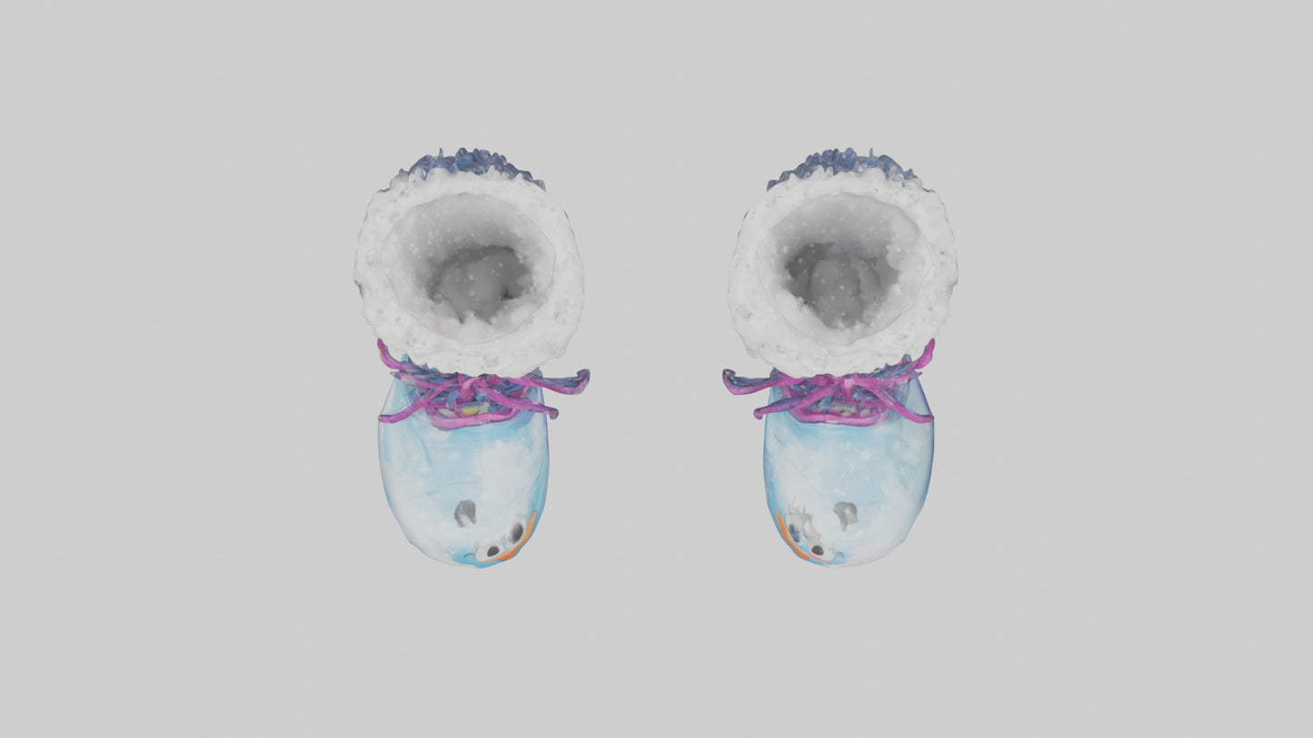 Cartoon Snow Boots model 3D model