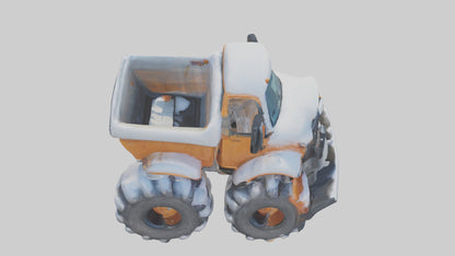 Cartoon Snow Plow model 3D model