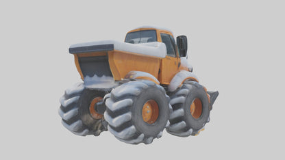 Cartoon Snow Plow model 3D model