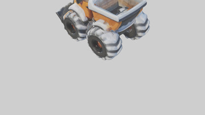 Cartoon Snow Plow model 3D model