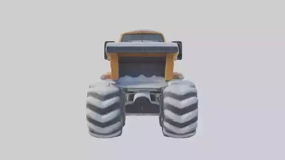 Cartoon Snow Plow model 3D model
