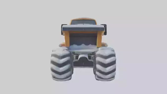 Cartoon Snow Plow model 3D model