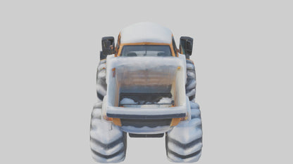 Cartoon Snow Plow model 3D model