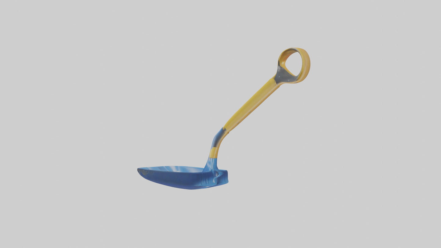 Cartoon Snow Shovel model 3D model