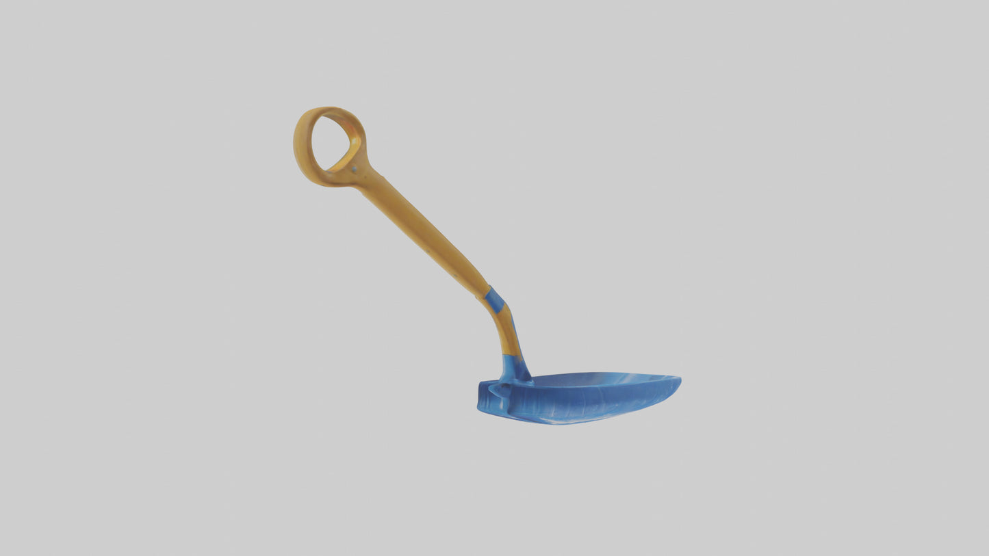 Cartoon Snow Shovel model 3D model
