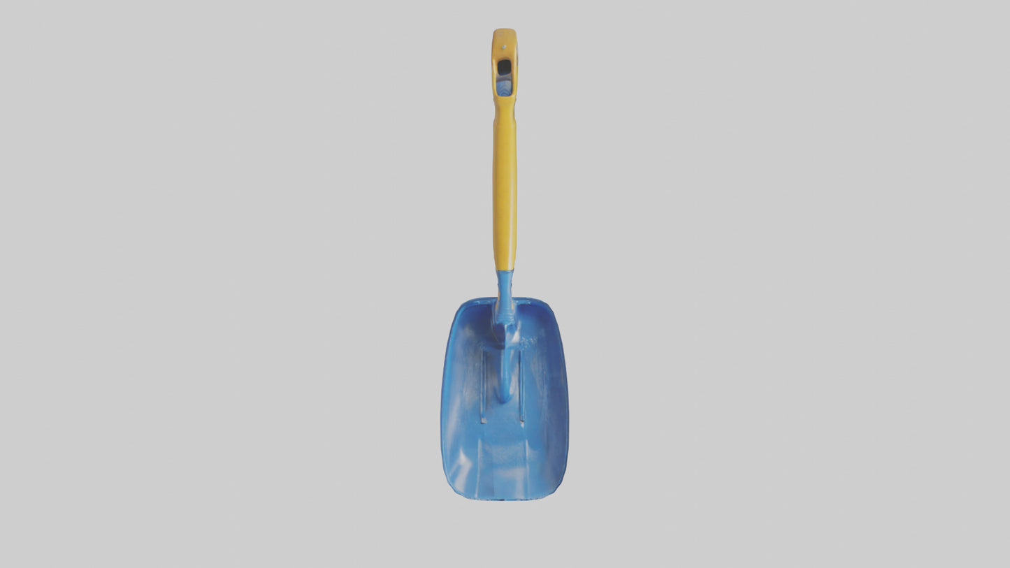 Cartoon Snow Shovel model 3D model