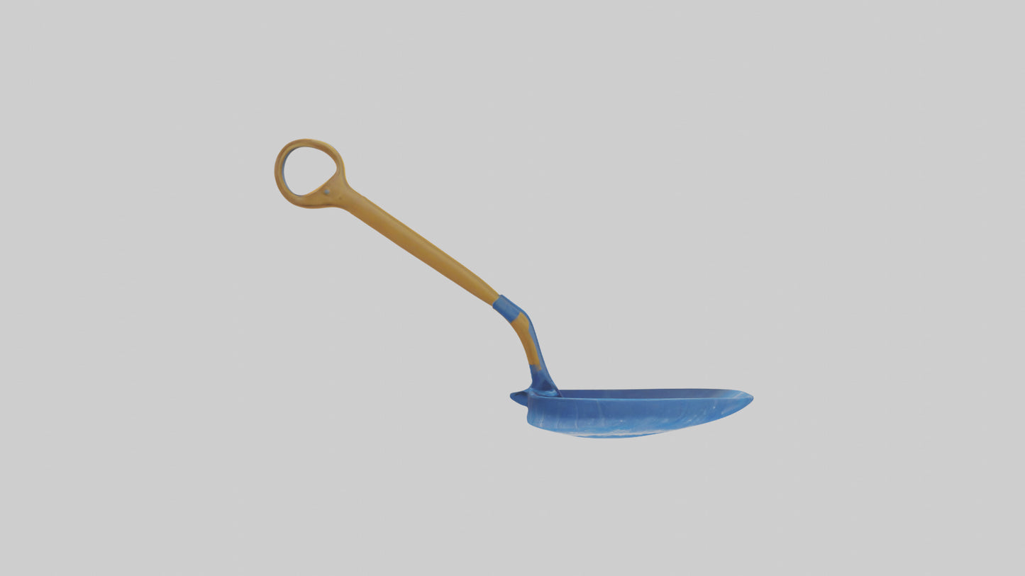 Cartoon Snow Shovel model 3D model