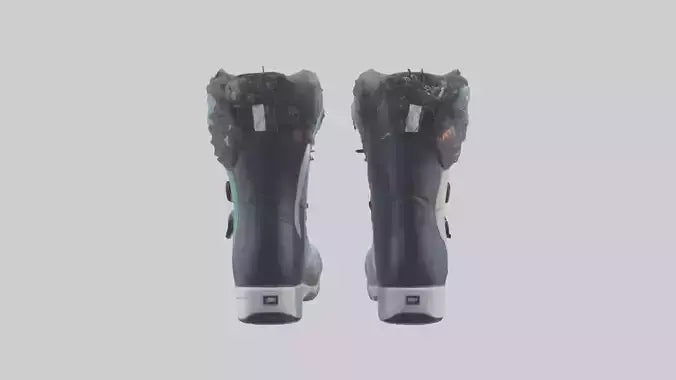 Cartoon Snowboard Boots model 3D model