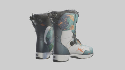 Cartoon Snowboard Boots model 3D model