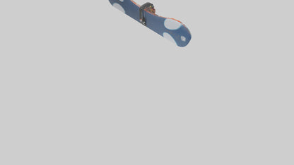 Cartoon Snowboard model 3D model