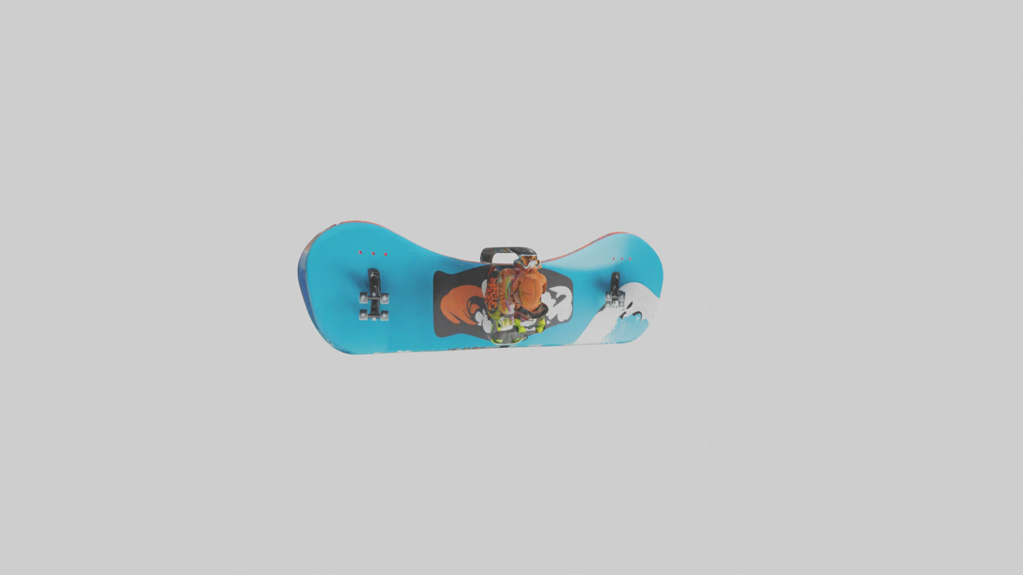 Cartoon Snowboard model 3D model