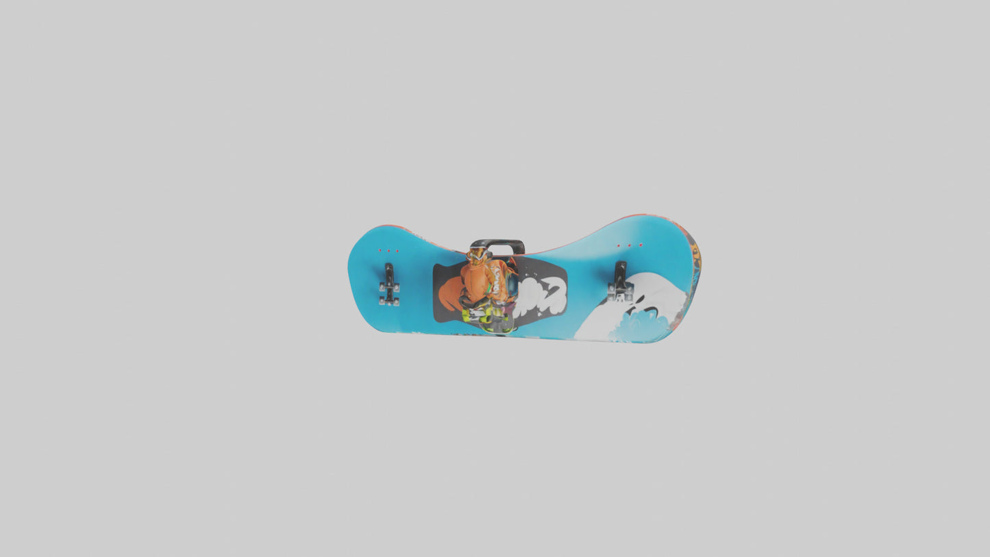 Cartoon Snowboard model 3D model