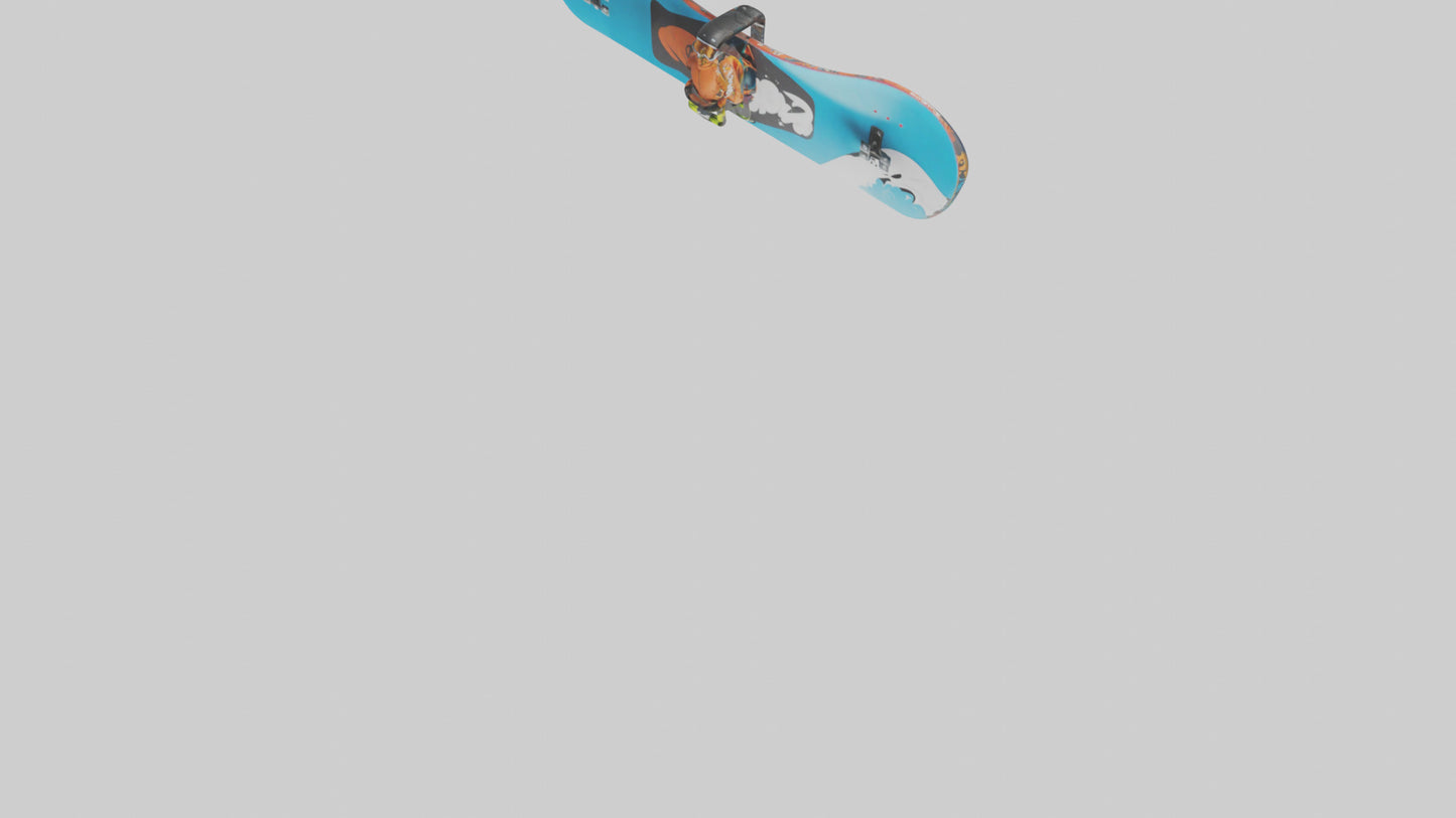 Cartoon Snowboard model 3D model