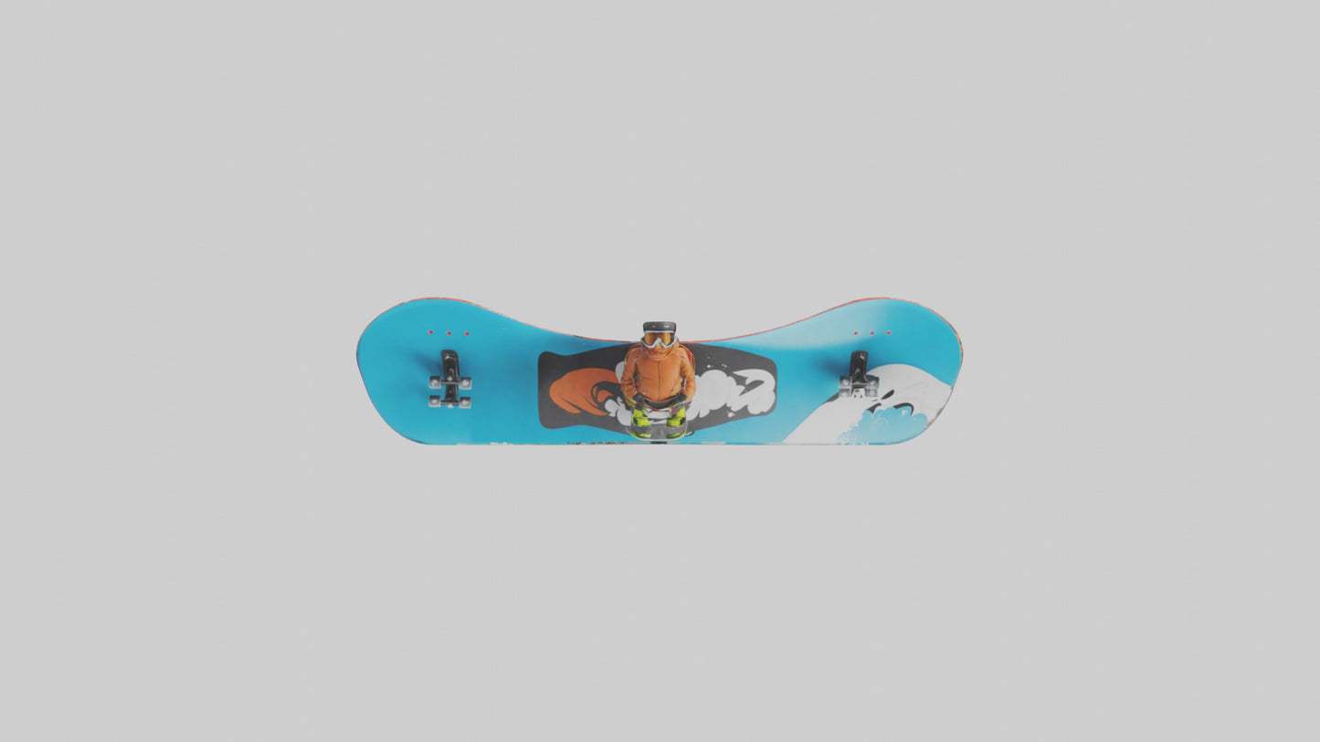 Cartoon Snowboard model 3D model