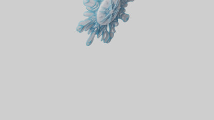 Cartoon Snowflake model 3D model