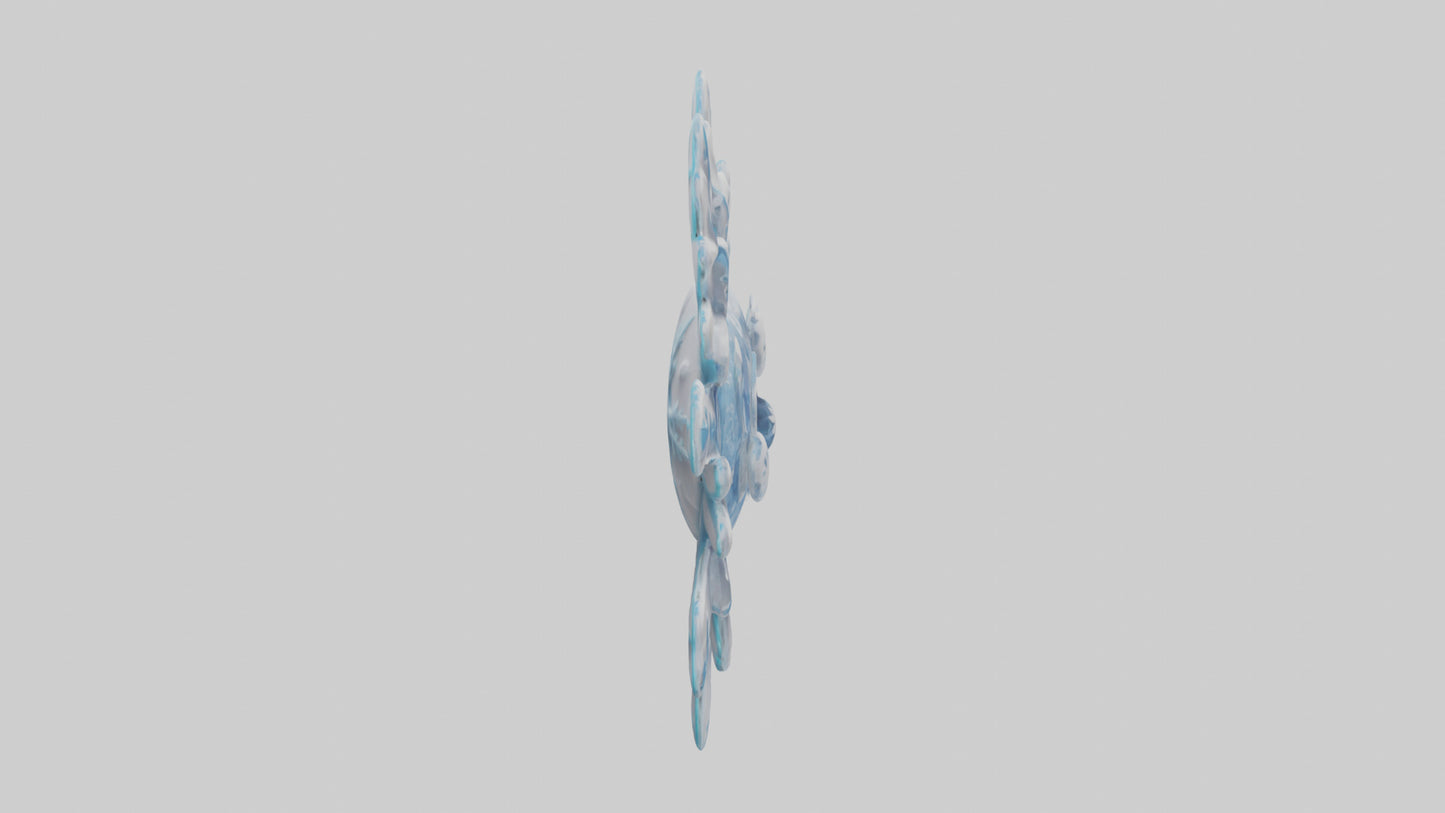 Cartoon Snowflake model 3D model