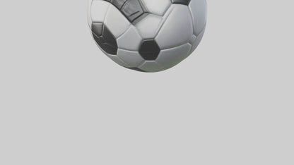 Cartoon Soccer Ball model 2 3D model