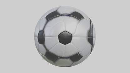 Cartoon Soccer Ball model 2 3D model