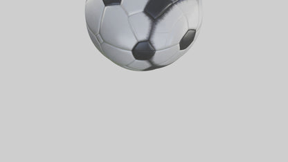 Cartoon Soccer Ball model 2 3D model