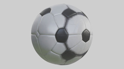 Cartoon Soccer Ball model 2 3D model