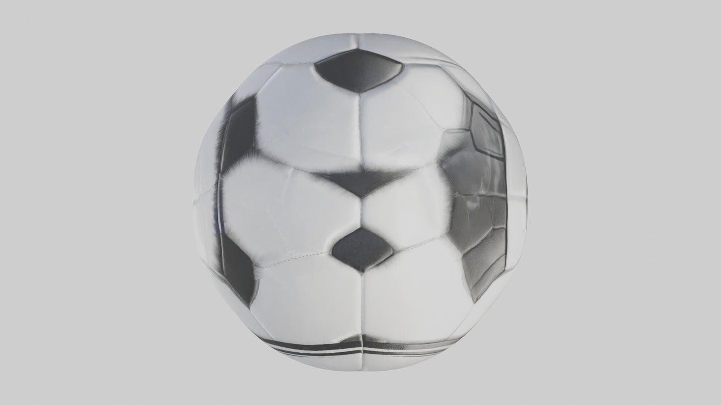 Cartoon Soccer Ball model 2 3D model