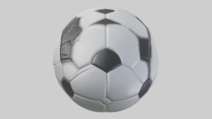 Cartoon Soccer Ball model 2 3D model