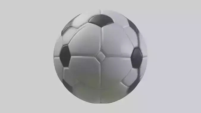 Cartoon Soccer Ball model 2 3D model