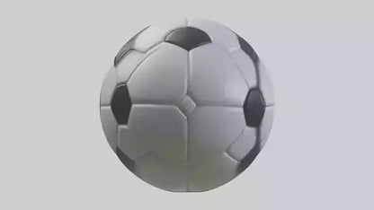 Cartoon Soccer Ball model 2 3D model