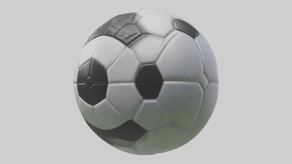Cartoon Soccer Ball model 2 3D model