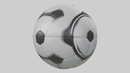 Cartoon Soccer Ball model 2 3D model