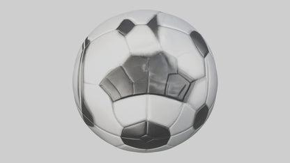 Cartoon Soccer Ball model 2 3D model