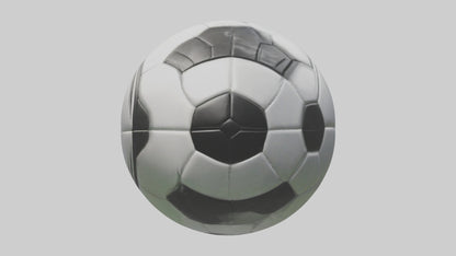 Cartoon Soccer Ball model 2 3D model