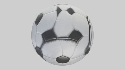 Cartoon Soccer Ball model 2 3D model