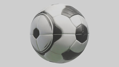 Cartoon Soccer Ball model 2 3D model