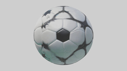 Cartoon Soccer Ball model 3D model