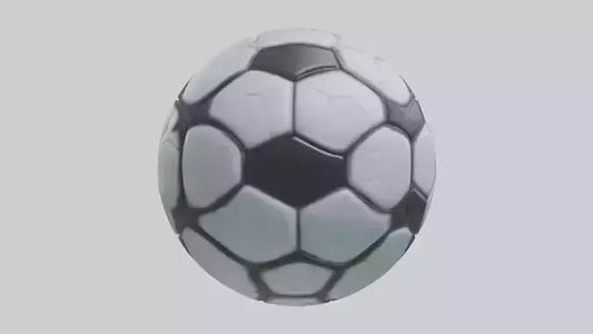 Cartoon Soccer Ball model 3D model