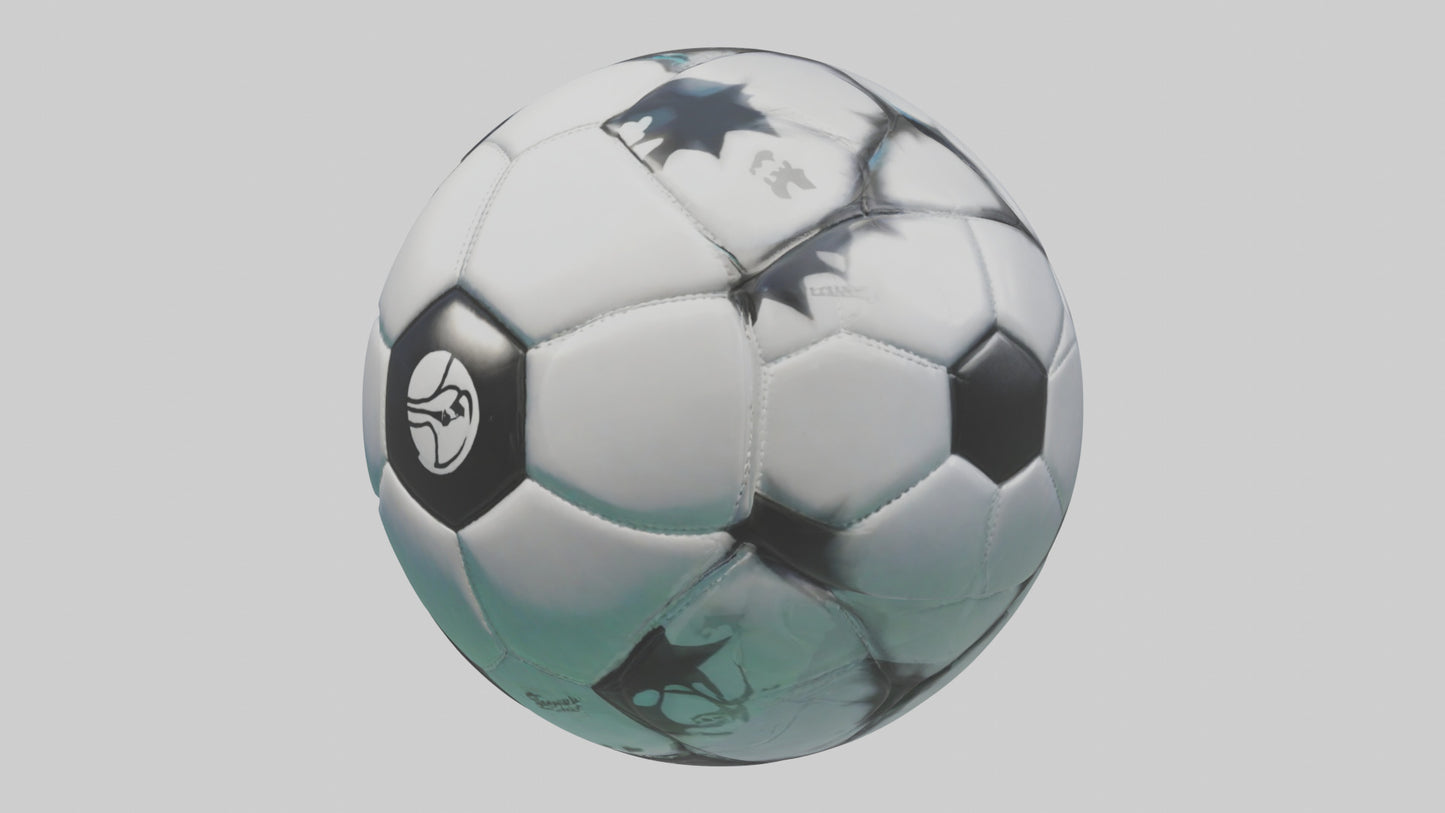 Cartoon Soccer Ball model 3D model