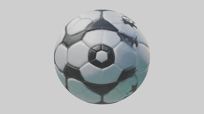 Cartoon Soccer Ball model 3D model