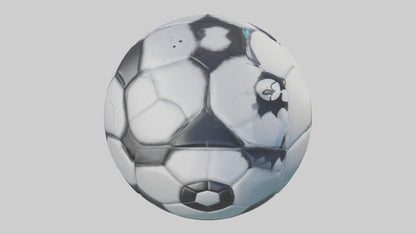 Cartoon Soccer Ball model 3D model