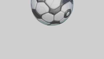 Cartoon Soccer Ball model 3D model