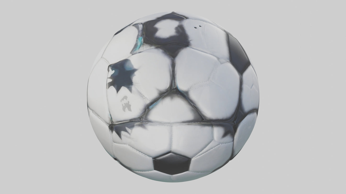 Cartoon Soccer Ball model 3D model