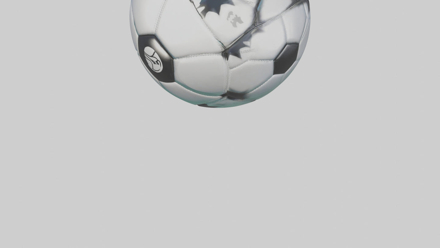Cartoon Soccer Ball model 3D model
