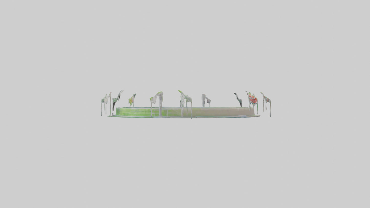 Cartoon Soccer Stadium model 3D model