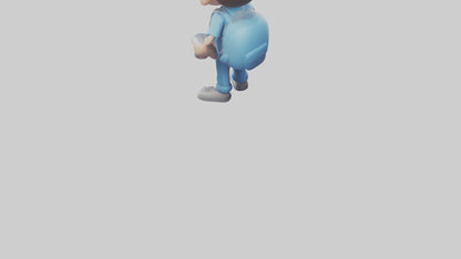 Cartoon Social Media Manager model 3D model