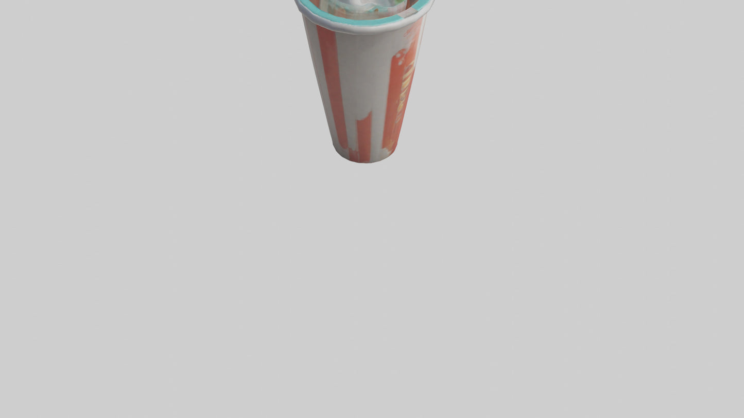 Cartoon Soda Cup model 3D model