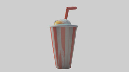 Cartoon Soda Cup model 3D model